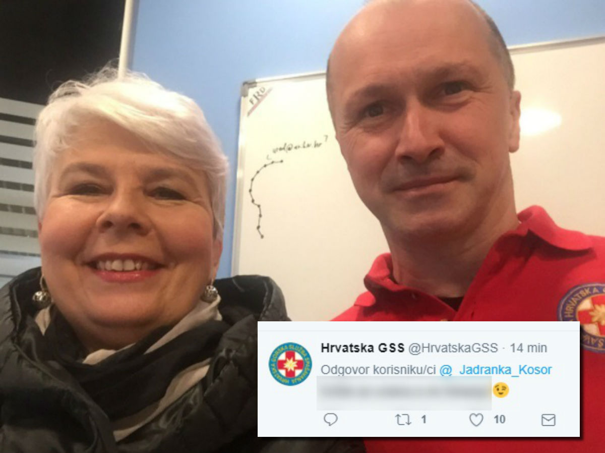 HGSS-ovci isprdali Jadranku Kosor zbog fotke koju je objavila na Twitteru
