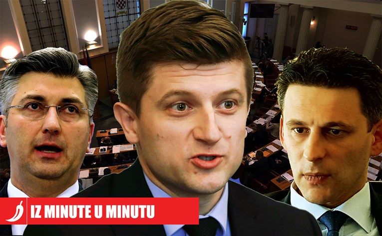 IZ MINUTE U MINUTU Petrov dijeli opomene, Pernar napada Marića, Plenković se s ministrima vratio u sabor