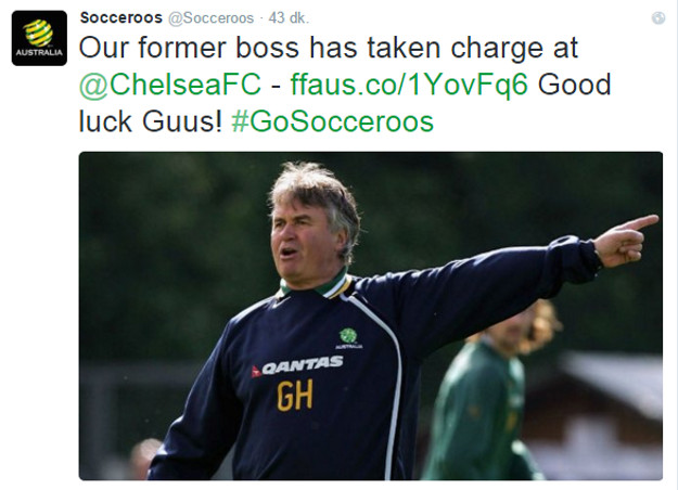 Australci objavili, pa zatim izbrisali da njihov bivši izbornik Hiddink preuzima Chelsea