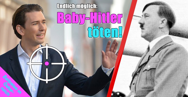 Časopis nacrtao metu na Kurzu: "Napokon je postalo moguće ubiti bebu-Hitlera"