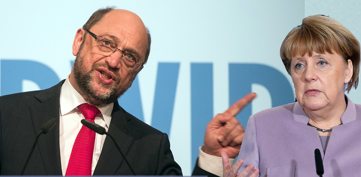 Može li bivši alkoholičar Schulz "skinuti" Merkel? Ona se ne boji, "konkurencija je dobra"