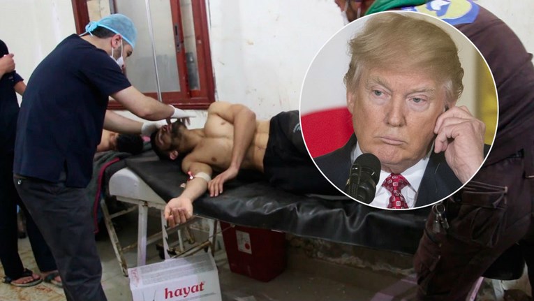 ODMAZDA ZA KEMIJSKI NAPAD Trump razmišlja o vojnom udaru na Siriju