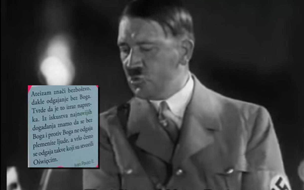 HITLER NIJE BIO ATEIST Na vjeronauku se i dalje djeci šire laži o osnivanju Auschwitza