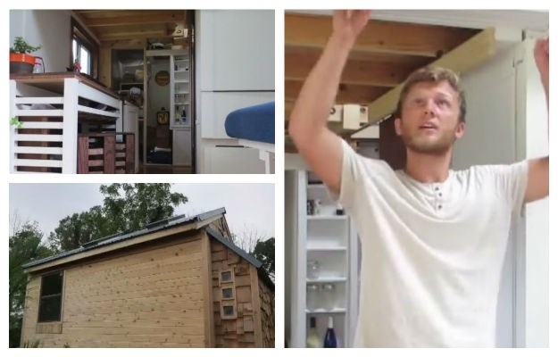 Studentu dojadila visoka stanarina pa je izgradio vlastitu kućicu