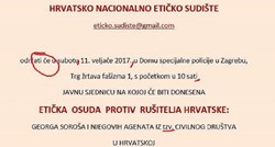 FOTO Ovo je urnebesno, netko je nabrojao sve pravopisne greške s plakata hrvatskih desničara