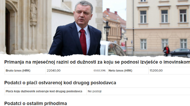 Imovinska kartica ministra Horvata: Stan od milijun kuna, milijunski kredit i štednja od 60.000 kuna