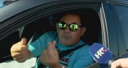 VIDEO Iznervirani vozač na Bajakovu sasuo sve u kameru: "Problem, problem, majn got, ajne kinder kaput"