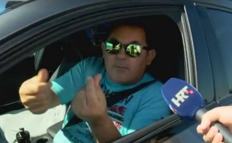 VIDEO Iznervirani vozač na Bajakovu sasuo sve u kameru: "Problem, problem, majn got, ajne kinder kaput"