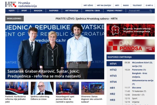 Javni servis po mjeri vladajućih: Predsjednica sve "sredila", a o prosvjedu ni riječi