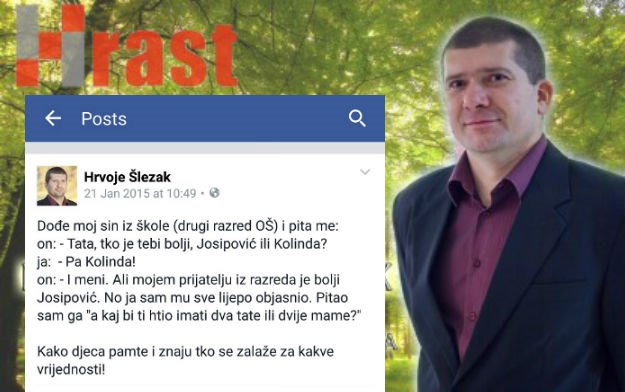 Zamjenik ministra znanosti: Moj osmogodišnji sin je protiv Josipovića zbog gay brakova