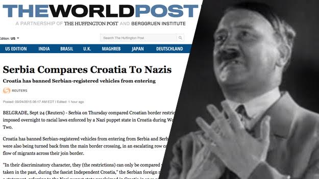 Washington Post: Srbija uspoređuje Hrvatsku s nacistima