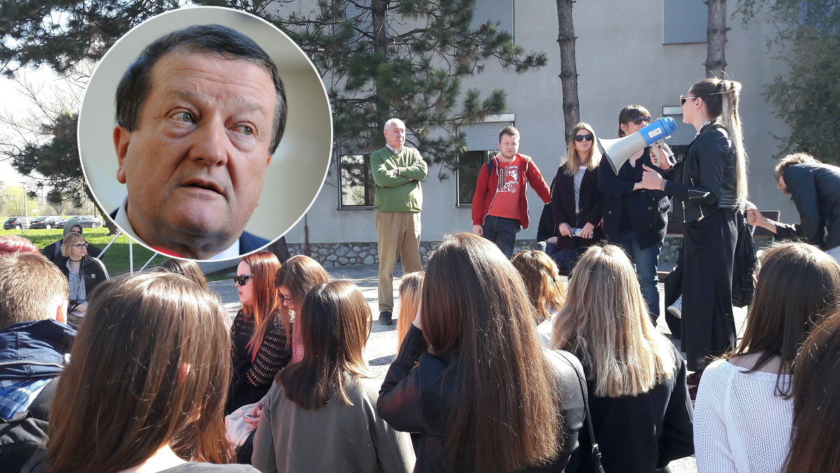 Rektor Boras i dalje ratuje s fakultetima, ali danas je prvi put popustio