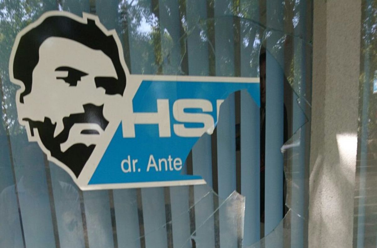 Pravašima razbili izlog pa se okomili na MUP: Štitite samo ljevičare, a što s nama?