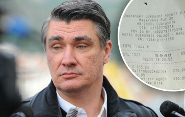 Milanović i njegova ekipa prošle godine spiskali šest i pol tisuća kuna na večeru