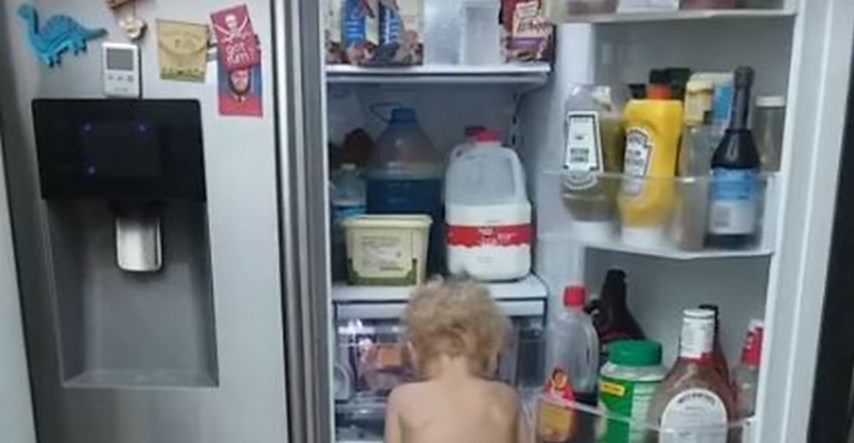 Roditelji konačno otkrili tko mu pomaže krasti hranu iz frižidera
