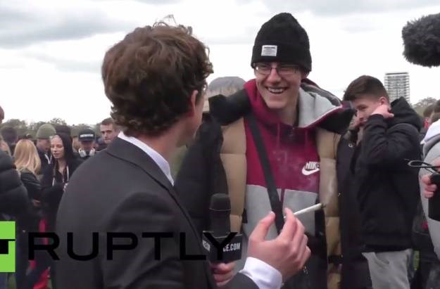 Više od 50 uhićenih na skupu pobornika legalizacije marihuane u Ujedinjenom Kraljevstvu