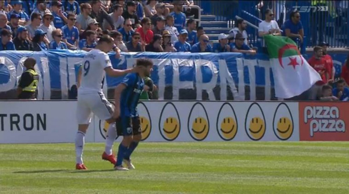 ZLATAN POLUDIO Ošamario suparnika i dobio prvi crveni karton u Americi