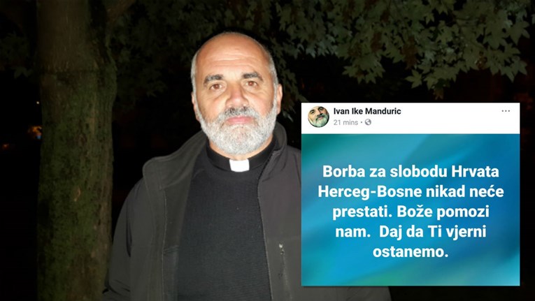 Šatoraški pop na Fejsu moli boga za "Hrvate Herceg-Bosne"