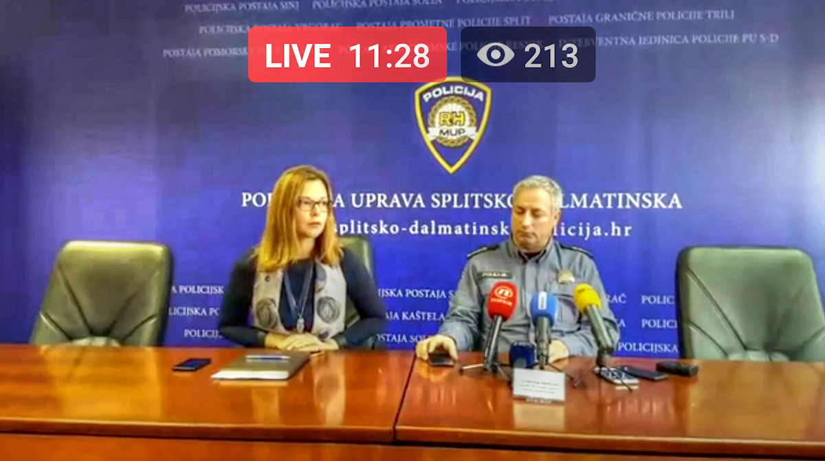 VIDEO Splitska policija: Na prosvjedu je bilo 15 tisuća ljudi