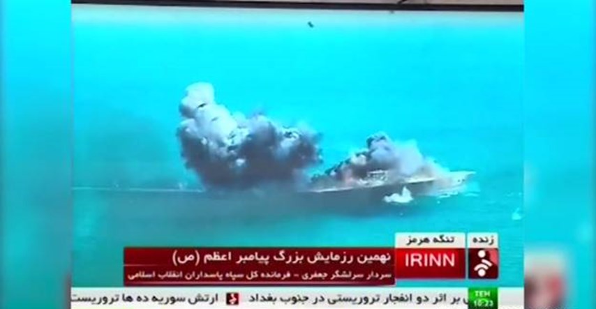 Iran raznio repliku američkog nosača zrakoplova