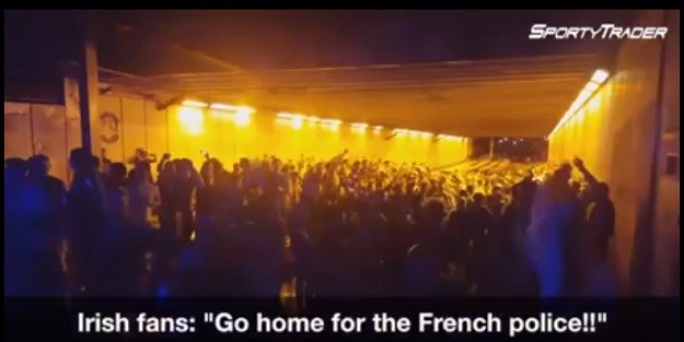Najbolji video Eura: Genijalni irski navijači pjevali zajedno s francuskom policijom