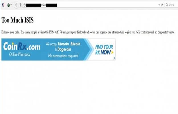 Hakeri preuzeli propagandnu stranicu IS-a, stavili oglase za lijek protiv depresije i viagru