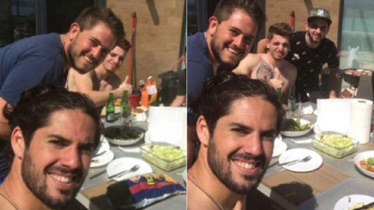 Realova zvijezda postala sliku s vrećicom Barcelone i odmah je izbrisala, ali internet ne prašta