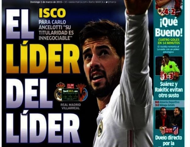 Svjetske naslovnice: Isco kao lider Reala i Milan bez sjaja