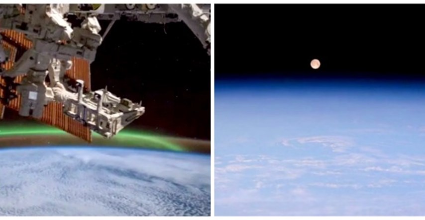 Još malo spektakularnih videa iz svemira: Pun Mjesec nad Zemljom i svitanje s ISS-a