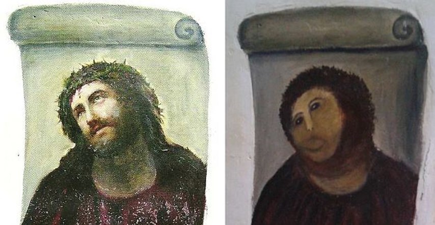 Nevjerojatna priča najgore restauratorice ikad: Izmasakrirala Isusovu sliku pa dobila bogatstvo