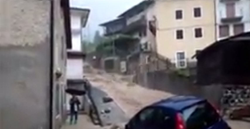 VIDEO Olujno nevrijeme u Italiji uzrokovalo bujice koje su nosile sve pred sobom