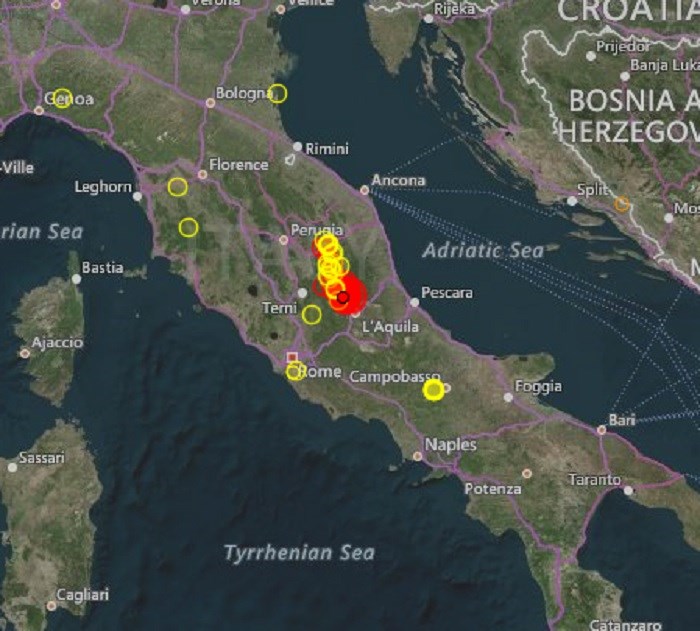 STRAH SE VRATIO U RIM Četiri jaka potresa pogodila Italiju, tlo se trese doslovno svakih par minuta