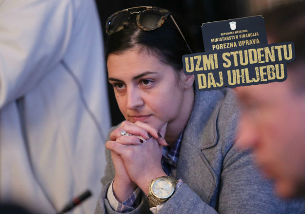 I Most protiv HDZ-a zbog udara na studente: "Kad ne možeš protiv jakih, udri na slabe"