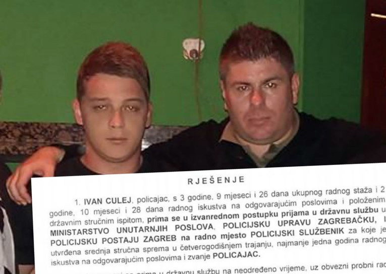 Sin Steve Culeja dobio posao u zagrebačkoj policiji