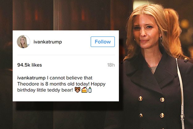 Ivanka Trump sinu od osam mjeseci čestitala rođendan pa postala predmet sprdnje na Twitteru