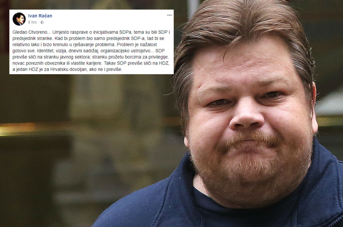 Ivan Račan: SDP je stranka boraca za privilegije i novac poreznih obveznika