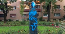 U Zagrebu vandalizirana bista partizanskog heroja postavljena prije samo tjedan dana