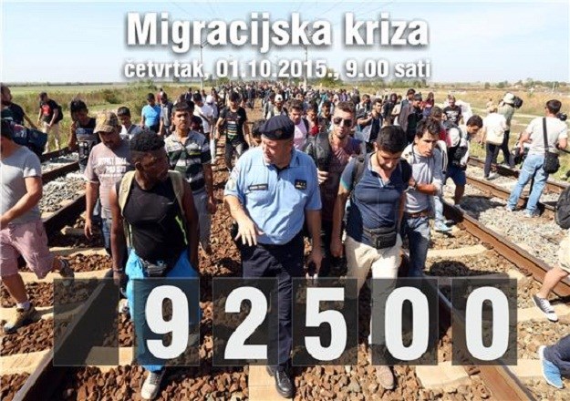 U Hrvatsku ušlo oko 92 472 izbjeglice, dnevno ih dođe oko 5 000