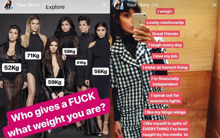 "Jebeni kilogrami": Poznata glumica ima jasnu poruku svima koje zanima kilaža Kardashianki