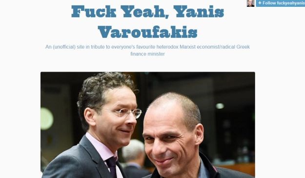 "Fuck yeah, Janis Varufakis"
