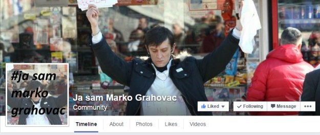 Podrška privedenom prosvjedniku: "Ja sam Marko Grahovac", sutra to možeš biti ti
