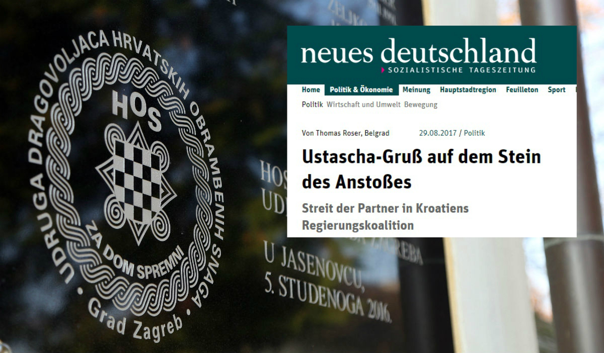 NJEMAČKI MEDIJI "Ustaški pozdrav u Jasenovcu mogao bi srušiti hrvatsku vladu"
