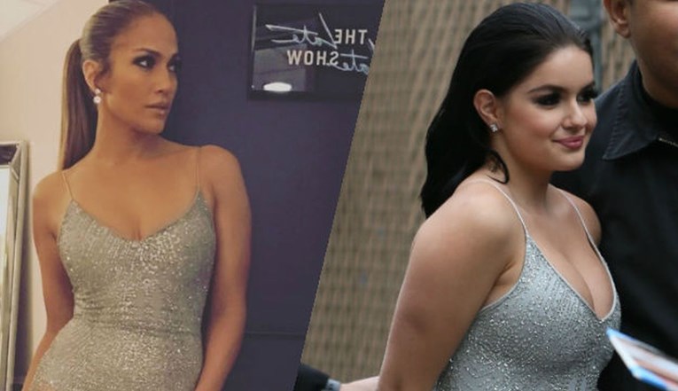 FOTO Obline na sve strane: Što se dogodi kad Ariel Winter obuče istu haljinu kao Jennifer Lopez