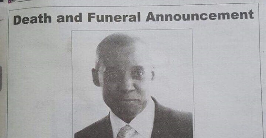 Kenijske novine objavile osmrtnicu živog opozicijskog političara: "Ovo je obećanje smrti"
