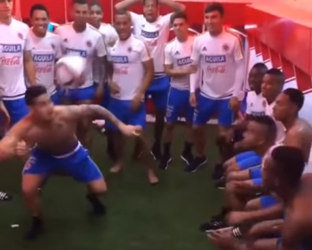 Video dana iz kolumbijske svlačionice: Majstor James Rodriguez i "obitelj"