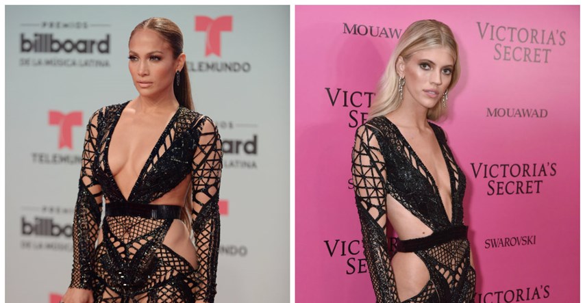 Ista gola haljina izgleda potpuno drugačije na J.Lo i plavokosoj manekenki
