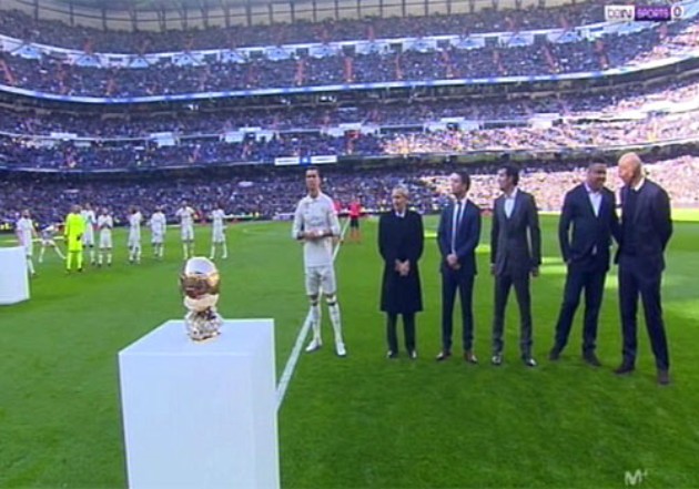 REAL SE KLANJA RONALDU Bernabeu u zlatu, klupski velikani statiraju u CR-ovoj fešti