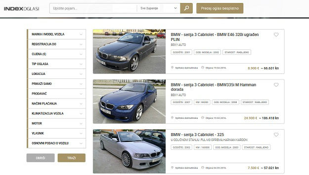 Stiže ljeto - vrijeme za kabriolete: Pogledajte najbolje iz ponude na Oglasima
