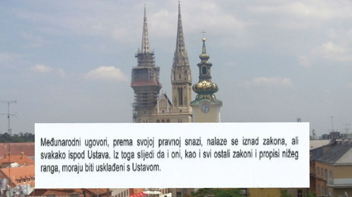 Ustavni sud nema ništa protiv Vatikanskih ugovora, ali jedan sudac našao im je veliku zamjerku