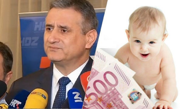 Vlada odbila prijedlog SDP-a da se za svako novorođeno dijete isplaćuje 8000 kuna